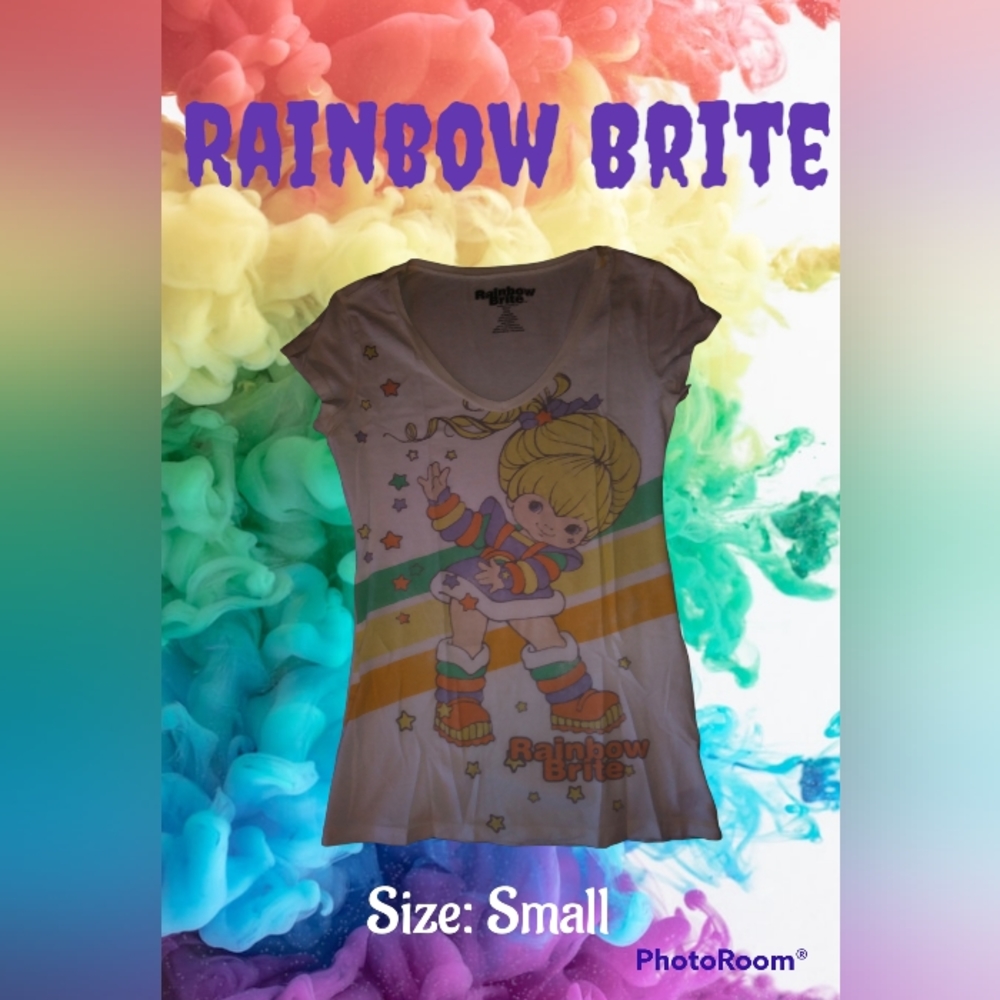💕Y2K🌈Rainbow Brite top🌈